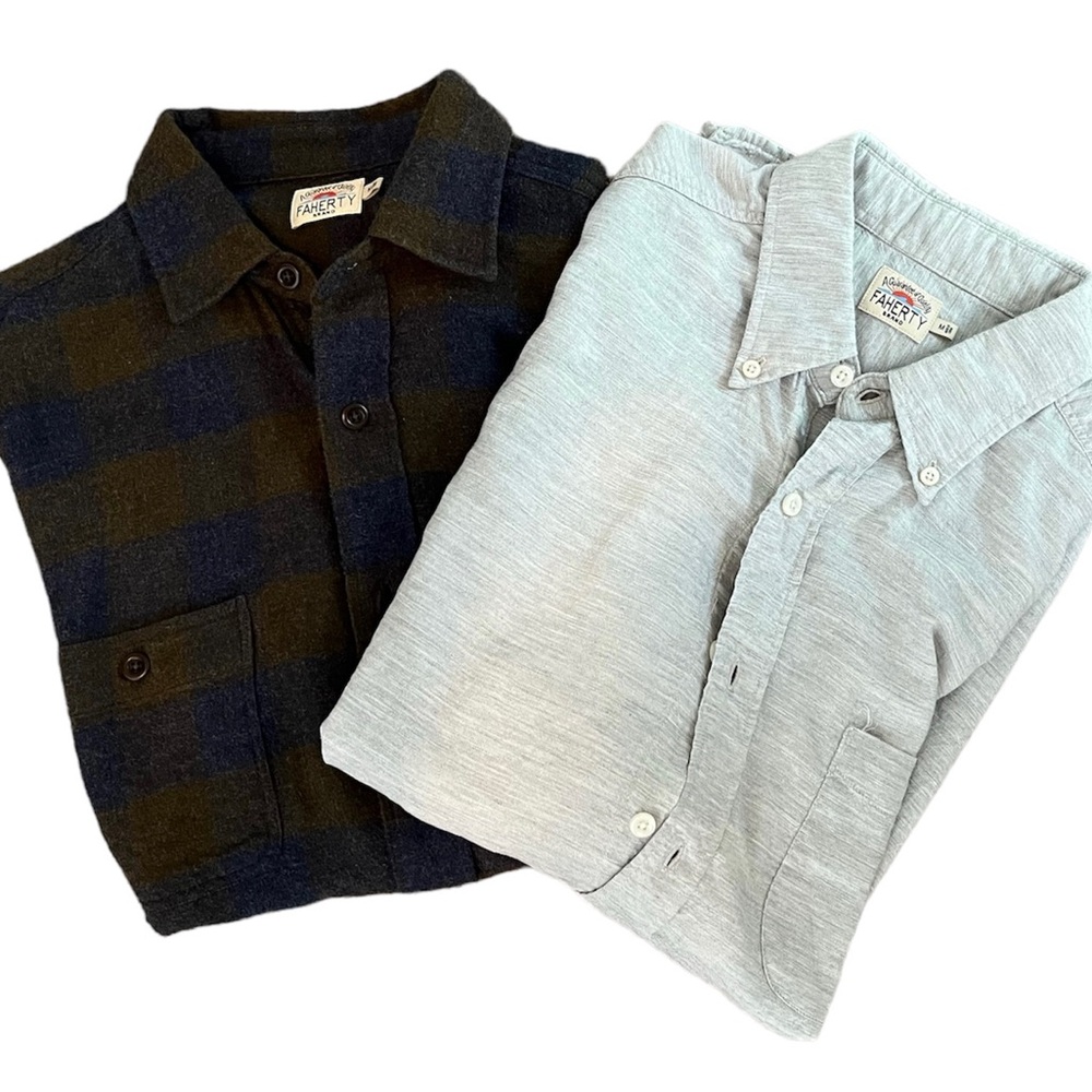 Men’s Faherty Medium Button-downs